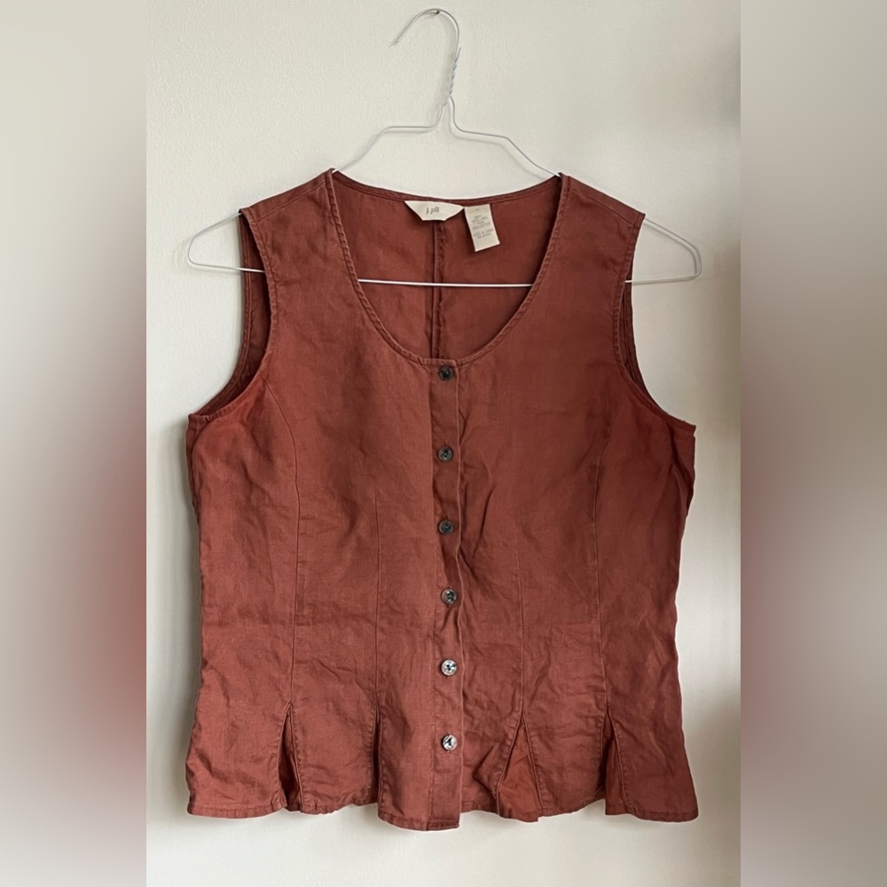J. Jill linen tank